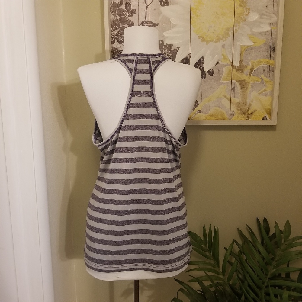 New Balance Striped Racerback Athletic Tank - Picture 5 of 8